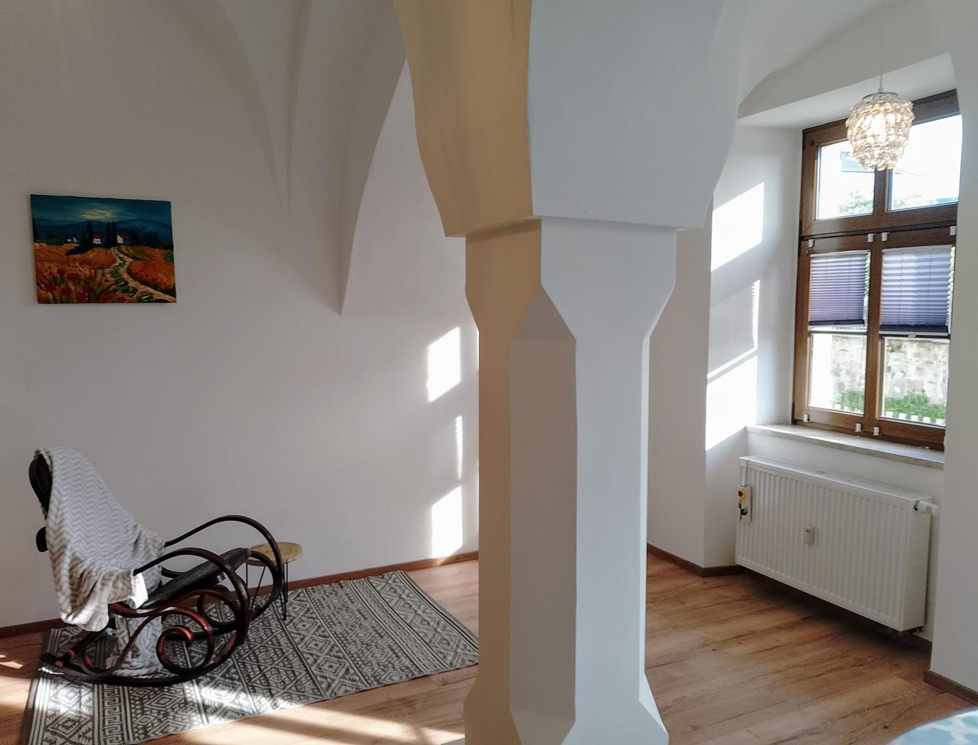 Ferienwohnung Im Rittergut Plohn 300 Meter Zum Freizeitpark Lengenfeld  Exterior foto